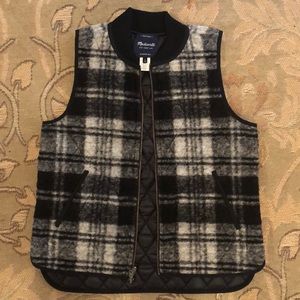 Madewell plaid vest